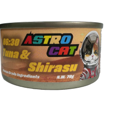 Astro Cat 全年齡 貓貓肉絲湯罐 TUNA & SHIRASU 魩仔魚(白飯魚)+吞拿魚 70G [P00156]