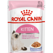 Royal Canin 健康營養系列 - 幼貓營養主食濕糧(啫喱) *Kitten (Jelly)* 85g x 12包/盒 [3075700]