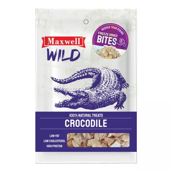 Maxwell WILD｜GRADE A 泰國凍乾鱷魚肉粒粒 50g (MXA-4262)