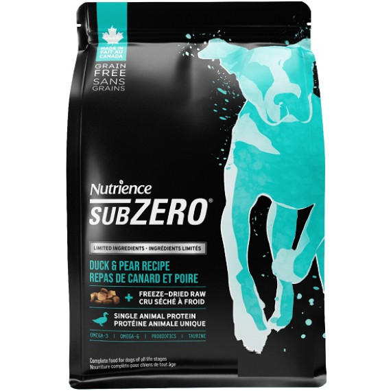 Nutrience SubZero 單一動物蛋白系列 無穀物 鴨肉, 梨 全犬糧 4lb [D6705] *新產品*