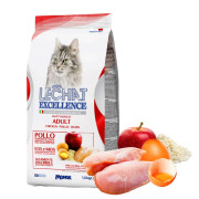 意大利 Excellence Le Chat 雞肉蘋果 成猫健體配方 貓乾糧 1.5 kg [LE-0158]