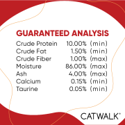 CATWALK 貓主食罐頭 - 鰹吞拿魚 80g [CW-TUC] (紅)