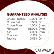 CATWALK 貓主食罐頭 - 鰹吞拿魚+蜆肉 80g (深啡)