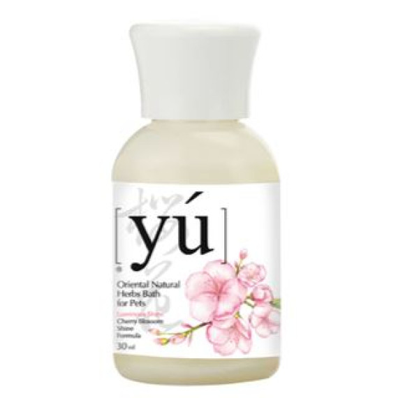 **試用價** YU東方森草 [YU YU-037] 寵物沐浴露 櫻花亮瑩配方 30ml