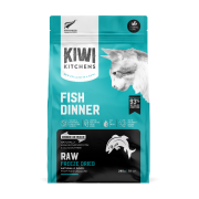 **清貨特價 (最佳食用日期:2025/01/31) ** Kiwi Kitchens - 凍乾全貓糧 – 深海鮮魚  285g (藍色)