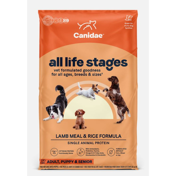 Canidae 羊肉糙米配方狗糧 15 lbs [1215]