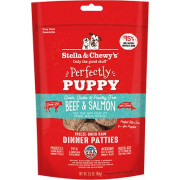 Stella & Chewy's 凍乾脫水狗糧 SC097 Freeze Dried Dinner Patties for dog - 幼犬牛肉及三文魚配方 05.5oz