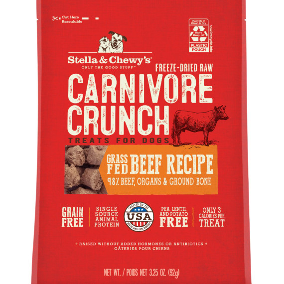 Stella & Chewy's [SC045]- Carnivore Crunch 凍乾生肉小食系列 牛肉配方 3.25oz