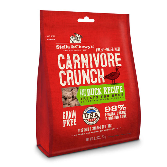 Stella & Chewy's [SC047]- Carnivore Crunch 凍乾生肉小食系列 鴨肉配方 3.25oz