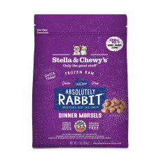 Stella & Chewy's FROZEN DINNER 貓咪**急凍**生肉糧 - Absolutely Rabbit 極度兔惑(兔肉配方) 1lb