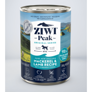 ZiwiPeak CDML (狗用) 罐裝料理 鯖魚+羊肉 390g (大罐)