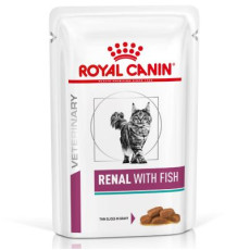 Royal Canin - Renal (RF23) (吞拿魚味肉汁 Gravy) 獸醫配方 腎臟處方 貓濕包 85克 x 12包/箱 [2917400]