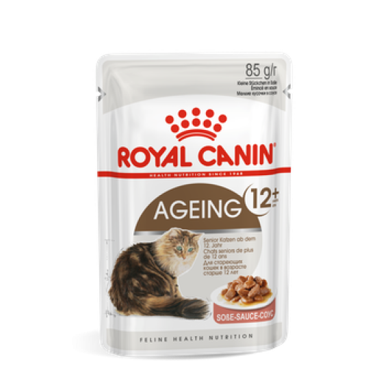 Royal Canin 健康營養系列 - 老年貓12+營養主食濕糧（肉汁） *Ageing 12+ Cat (Gravy)* 85g [3171400]