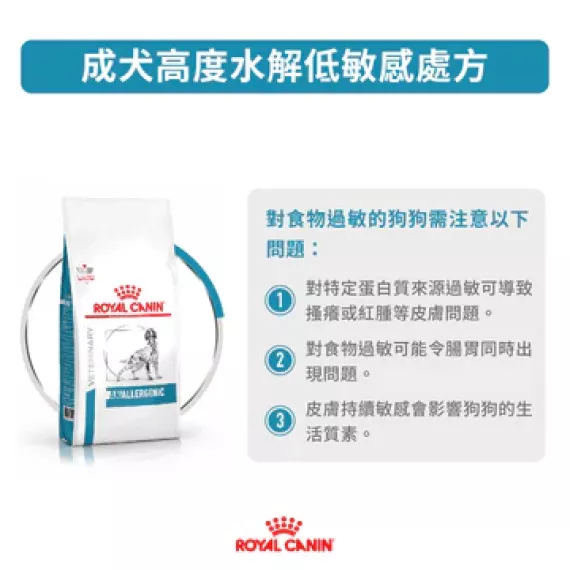 Royal Canin - Anallergenic (AN18) 獸醫配方 低敏 乾狗糧 3kg [3116600]