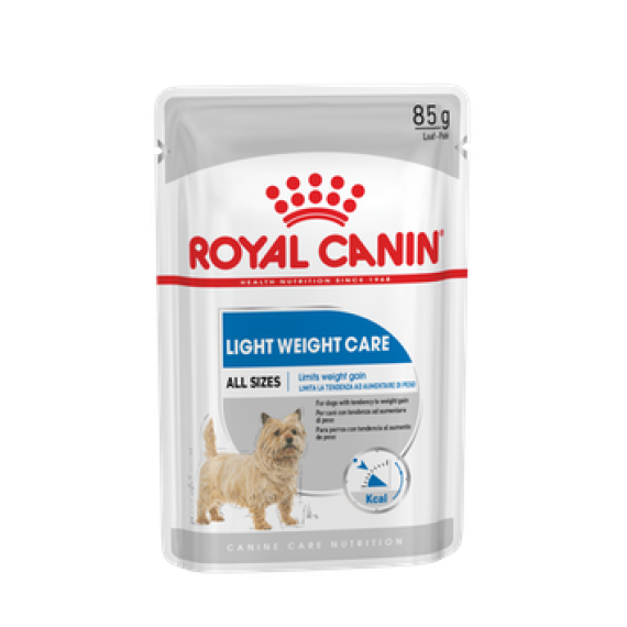 Royal Canin 加護系列 - 成犬體重控制加護主食濕糧（肉塊）*Light Weight Care Adult Dog (Loaf)* 85g (藍) x 12包原裝同款優惠 [2703000]