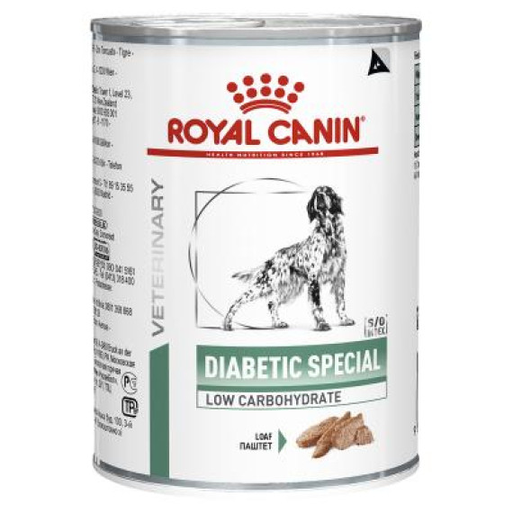 Royal Canin - Diabetic Special Low Carbohydrate 獸醫配方 糖尿病(低碳水化合物) 狗罐頭 410g x 12罐/原箱 [2786700]