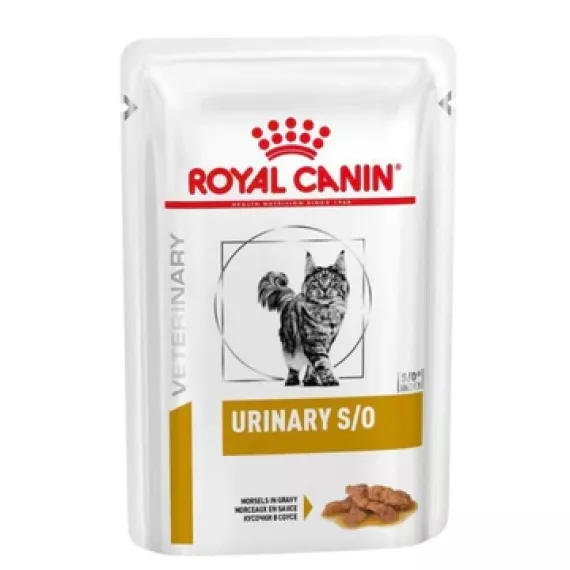 Royal Canin - Urinary S/O (in Gravy) 獸醫配方 貓濕包 85g x 12包/箱 [3041700]