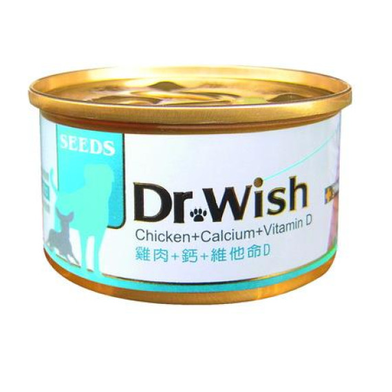 SEEDS (犬用)Dr Wish營養慕絲 DR01 - 雞肉+鈣+維他命D 85g