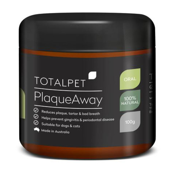 PlaqueAway® 柏維牙石粉 100g (貓狗共用) 新包裝