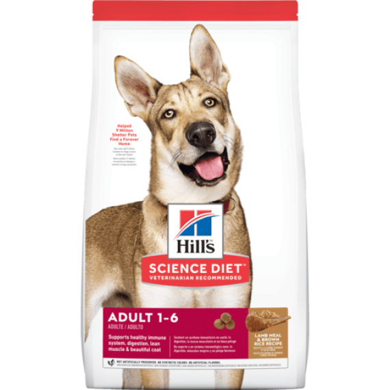 Hill's-成犬標準粒(羊飯)狗糧-33lb [2036]