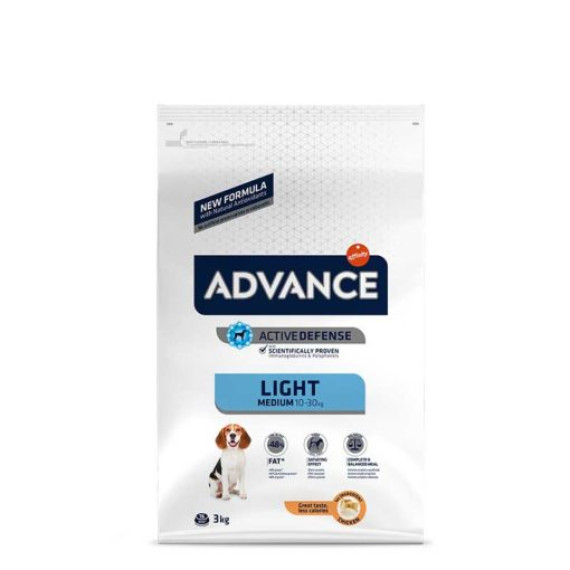 Advance - Active Defense Adult Medium Light 特殊護理系列 中/大型成犬 輕體配方 狗糧 3kg [509319] (新舊包裝隨機發貨)