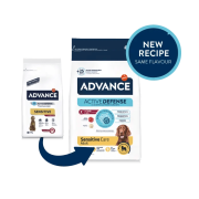 Advance -  Active Defense Adult Sensitive Care 特殊護理系列 中/大型成犬 過敏護理（羊肉）狗糧 3kg [923544] (新舊包裝隨機發貨)