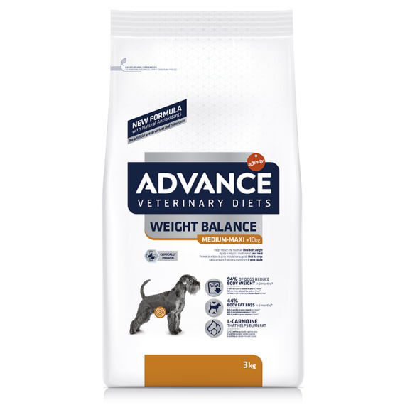 Advance - 處方系列 中大型成犬 減肥專用(WEIGHT BALANCE)狗糧 3kg [923528]