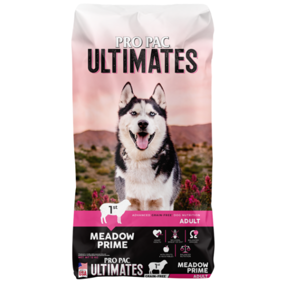 PRO PAC Ultimates Meadow Prime with Lamb Foir Dog 無穀物羊肉+薯仔狗糧 12.7 kg [59622] 新磅數