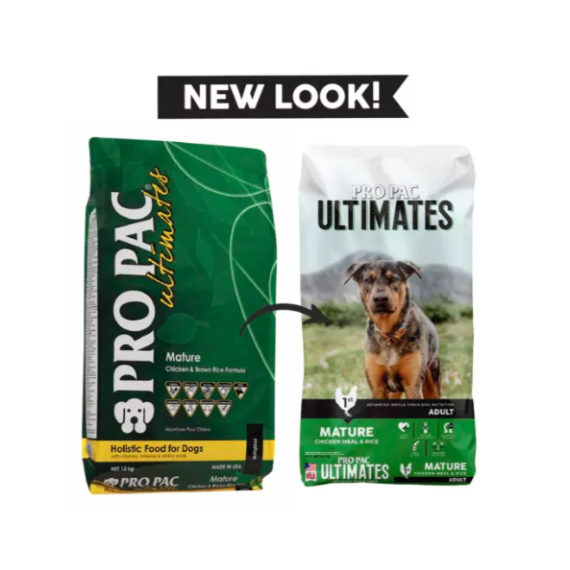 PRO PAC ultimates 天然雞+糙米老犬糧 - 2.5 kg [73071]