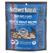 Northwest Naturals™ Freeze Dried 凍乾牛肉+鱒魚配方脫水貓糧 11oz/311g [NWFFD11BETR]