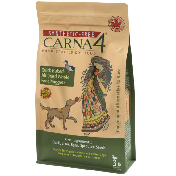 Carna4 CN3157 烘焙風乾無穀物鴨肉全犬糧 3lb