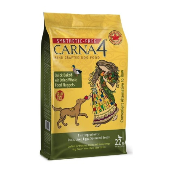 Carna4 CN3218 烘焙風乾無穀物鴨肉全犬糧 22lb