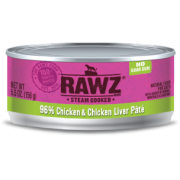 RAWZ 96% RZCC156 雞肉及雞肝肉醬全貓罐頭 156g