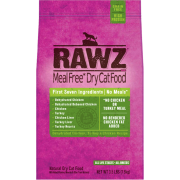 RAWZ 無穀物低溫烘焙 脫水雞肉+火雞肉+雞肉 貓糧 7.8LB