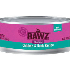 RAWZ RZCCD155 雞肉及鴨肉肉絲全貓罐頭 155g