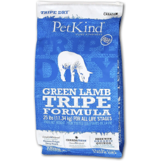 PetKind Green Lamb Tripe 無穀物 羊草胃及火雞 配方狗糧 06lb (淺藍)