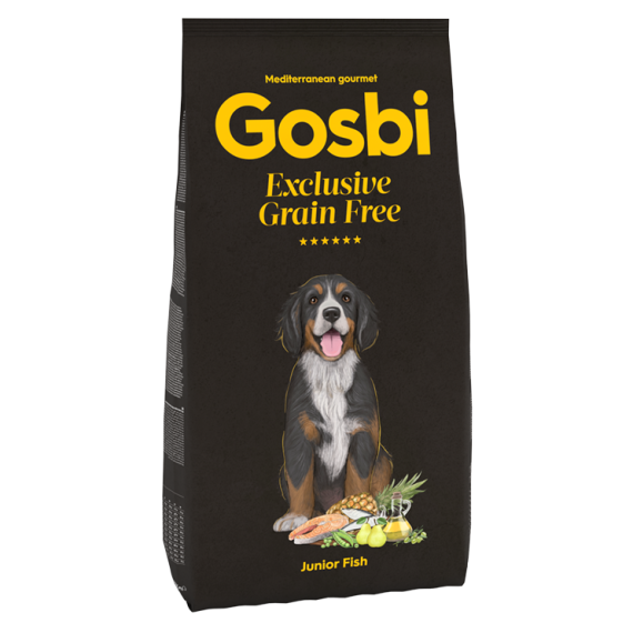 Gosbi 無穀物低敏中大型幼犬魚肉配方 03kg