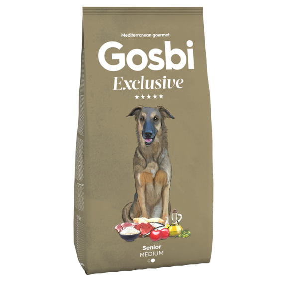 Gosbi 中型老犬蔬果配方 12kg