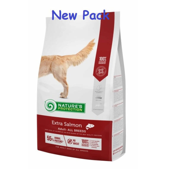 Nature's Protection ES88 三文魚成犬糧 12kg **新舊包裝, 隨機發貨**