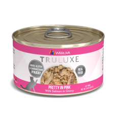 Weruva Truluxe 極品系列 Pretty In Pink 野生三文魚、魚湯 貓罐頭 85g