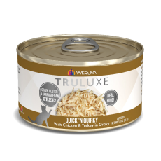 Weruva Truluxe 極品系列 Quick ‘N Quirky 無骨及去皮雞胸肉、火雞、雞湯貓罐頭 85g