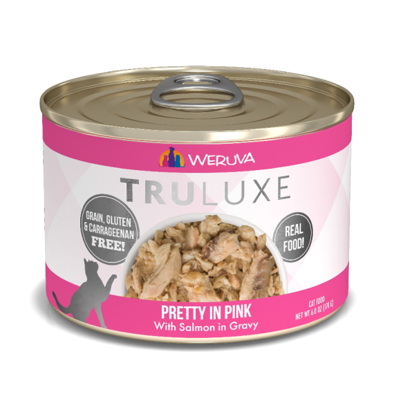 Weruva Truluxe 極品系列 Pretty In Pink 野生三文魚、魚湯 貓罐頭 170g