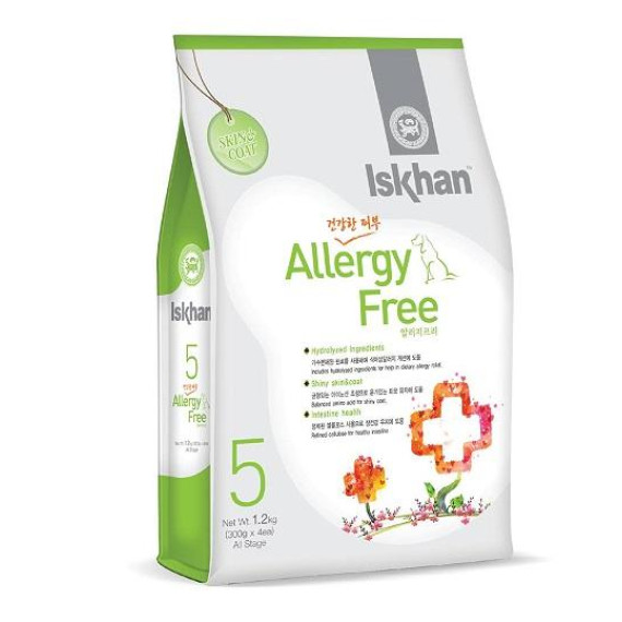 iskhan #5 allergy free 益健皮膚防敏配方 6kg