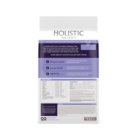 Holistic select 活力滋 成犬雞肉紅米配方 30lb