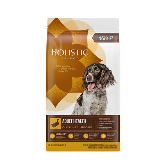 Holistic select 活力滋 無穀物成犬鴨肉低敏配方 04lb