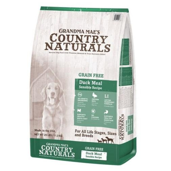 Country Naturals CN0207 - 無穀物全犬種防敏鴨肉精簡配方 4lb