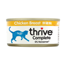 THRIVE 整全膳食100% 雞肉貓罐頭 75G