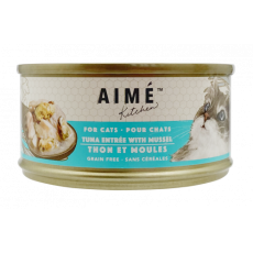 Aime Kitchen [TM85] Original 無穀物貓罐頭 - 吞拿魚配青口 Tuna with Mussel 85g