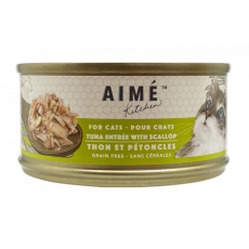 Aime Kitchen [TS85] Original 無穀物貓罐頭 - 吞拿魚配扇貝 Tuna with Scallop 85g