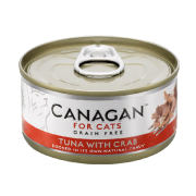 Canagan [WA75] 貓用無穀物吞拿魚+蟹肉配方罐頭 75g